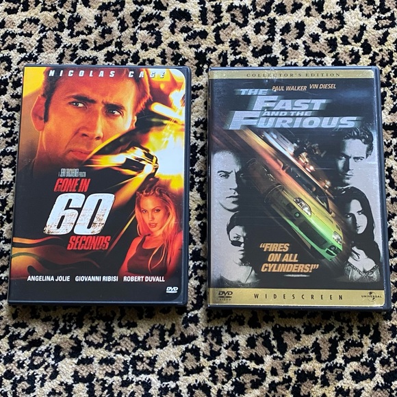 Gone in 60 Seconds and The Fast and the Furious DVD bundle - Picture 1 of 5